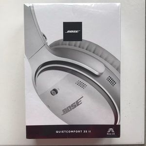 Bose QuietComfort 35 II (QC 35II) Noise Cancelling Silver Headphones